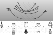 4405 Sada zapaľovacích káblov EFI - BOUGICORD EFI AUTOMOTIVE