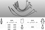 7111 Sada zapaľovacích káblov EFI - BOUGICORD EFI AUTOMOTIVE