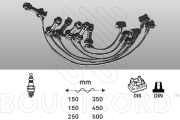 7187 Sada zapaľovacích káblov EFI - BOUGICORD EFI AUTOMOTIVE