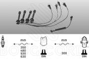 7194 Sada zapaľovacích káblov EFI - BOUGICORD EFI AUTOMOTIVE