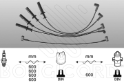 7267 Sada zapaľovacích káblov EFI - BOUGICORD EFI AUTOMOTIVE