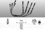 7423 Sada zapaľovacích káblov EFI - BOUGICORD EFI AUTOMOTIVE