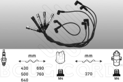 9220 Sada zapaľovacích káblov EFI - BOUGICORD EFI AUTOMOTIVE