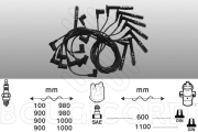 9509 Sada zapaľovacích káblov EFI - BOUGICORD EFI AUTOMOTIVE