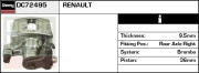 DC72495 Brzdový strmeň Remy Remanufactured REMY