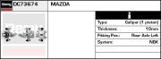 DC73674 Brzdový strmeň Remy Remanufactured REMY