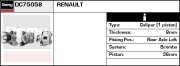 DC75058 Brzdový strmeň Remy Remanufactured REMY