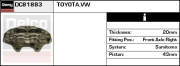 DC81883 Brzdový strmeň Remy Remanufactured REMY