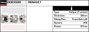 DC83500 Brzdový strmeň Remy Remanufactured REMY