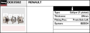 DC83582 Brzdový strmeň Remy Remanufactured REMY