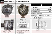 DRA0342 Alternátor Remy Remanufactured REMY