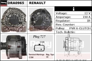 DRA0965 Alternátor Remy Remanufactured REMY