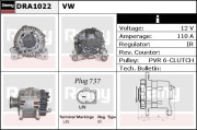 DRA1022 Alternátor Remy Remanufactured REMY