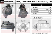 DRS0036 żtartér Remy Remanufactured REMY