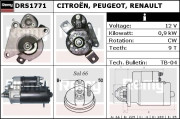 DRS1771 żtartér Remy Remanufactured REMY