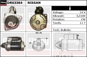 DRS3364 żtartér Remy Remanufactured REMY