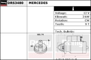 DRS3480 żtartér Remy Remanufactured REMY