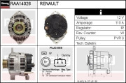 RAA14026 Alternátor Remy Smart REMY