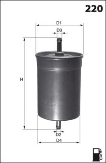 ELE3567 Palivový filter MECAFILTER