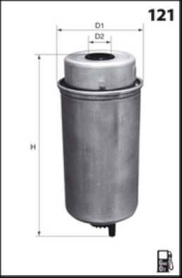ELG5287 Palivový filter MECAFILTER