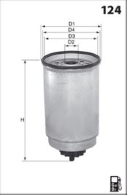 ELG5223 Palivový filter MECAFILTER