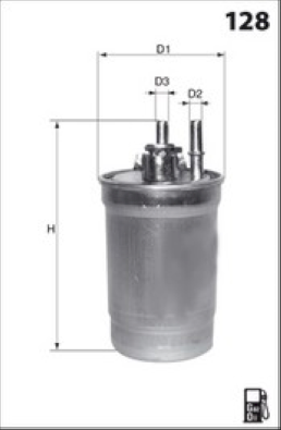 ELG5250 Palivový filter MECAFILTER