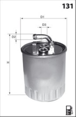 ELG5252 Palivový filter MECAFILTER