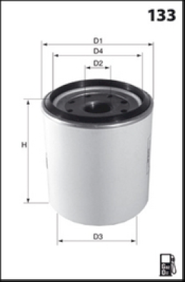 ELG5561 Palivový filter MECAFILTER