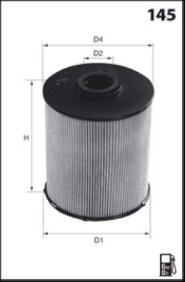 ELG5472 Palivový filter MECAFILTER