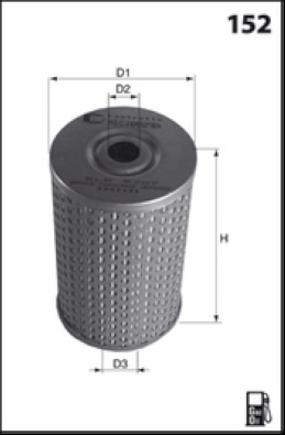 ELG5208 Palivový filter MECAFILTER