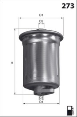 ELE6035 Palivový filter MECAFILTER
