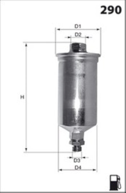 ELE3574 Palivový filter MECAFILTER