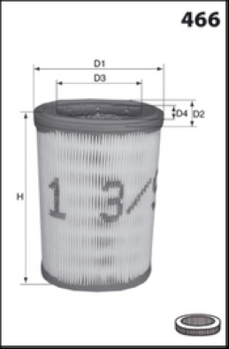 EL3728 Vzduchový filter MECAFILTER