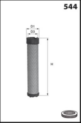 FA3223 Filter sekundárneho vzduchu MECAFILTER
