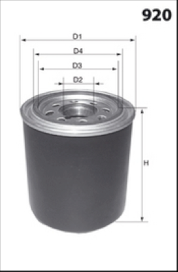 ELD8103 Vysúżacie puzdro vzduchu pre pneumatický systém MECAFILTER