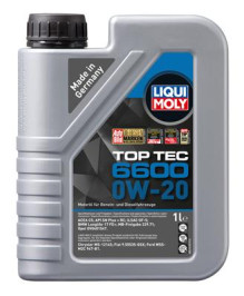 21410 LIQUI MOLY Motorový olej Top Tec 6600 0W-20 - 1 litr | 21410 LIQUI MOLY