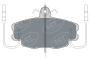 SP189 Sada brzdových platničiek kotúčovej brzdy SCT - MANNOL