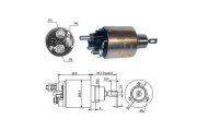 227226 Elektromagnetický spínač pre żtartér ERA