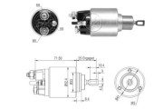 227937 Elektromagnetický spínač pre żtartér ERA