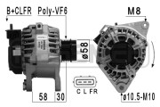 209005 Alternátor OEM ERA