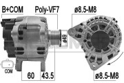 209165 Alternátor OEM ERA