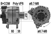 209209 Alternátor OEM ERA