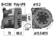 209266 Alternátor OEM ERA