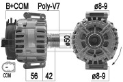 209278 Alternátor OEM ERA