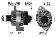 209323 Alternátor OEM ERA