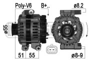 209410 Alternátor OEM ERA