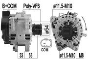 209588 Alternátor OEM ERA