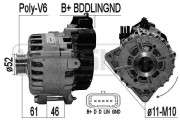209616 Alternátor ERA
