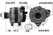 209627 Alternátor ERA