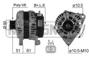 210376 Alternátor OEM ERA